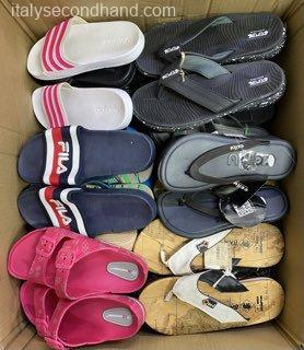 used-summer-slippers-wholesale-italy