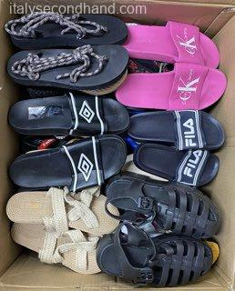 used-branded-summer-slippers-wholesale-italy