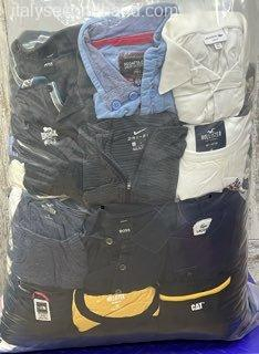 Used Branded Long Sleeve Men's T-Shirts Wholesale Italy