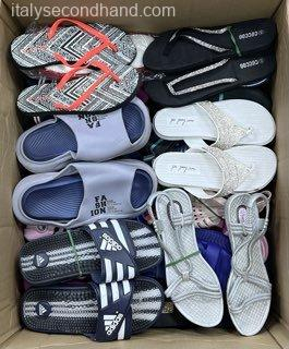 Used Branded Summer Slippers Wholesale Italy