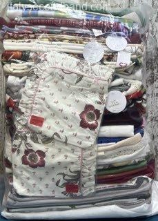 Used Branded Pillowcases Tablecloths Napkins Wholesale Italy