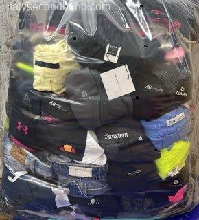 Used Branded Men's and Women's Shorts Wholesale Italy