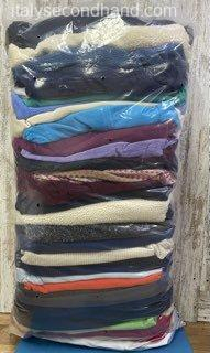 Used branded fleece wholesale from Italy
