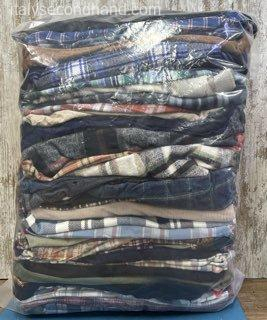 used-branded-flannel-shirts-wholesale-italy