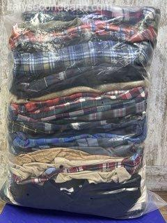 used-flannel-shirts-wholesale-italy