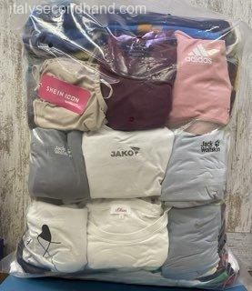 Used Branded T-Shirts Mix Wholesale Italy