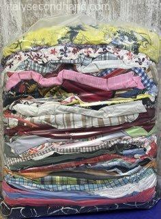 Used Branded Women XXL Blouses Wholesale Italy
