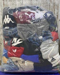Used Branded Men's and Women's Shorts Wholesale Italy