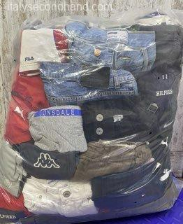 Used Branded Men and Women Shorts Wholesale Italy