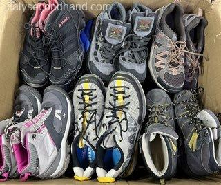 Used Branded Trekking Shoes Wholesale Italy