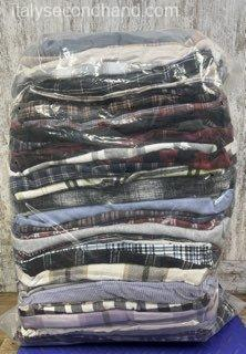used-branded-flannel-shirts-wholesale-italy