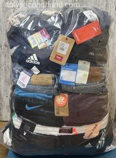 Used branded shorts wholesale Italy