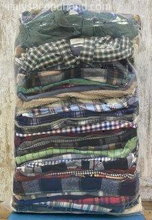 used-branded-flannel-shirts-wholesale-italy