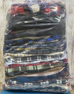 used-flannel-shirts-wholesale-italy