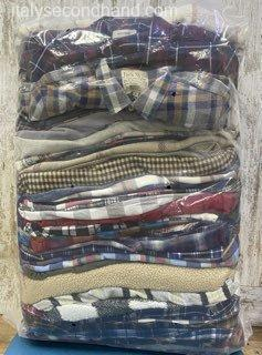 used-branded-flannel-shirts-wholesale-italy
