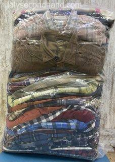 used-flannel-shirts-wholesale-italy
