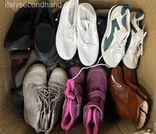 Used Branded Adult Autumn Winter Shoes Wholesale Italy